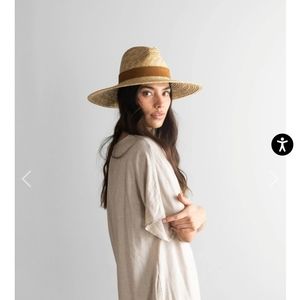 Gigi Pip Isla Straw Fedora
